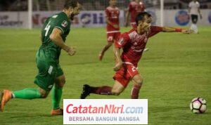 Pemain Persija Jakarta Riko Simanjuntak