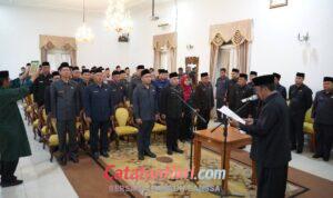 Pengukuhan Jabatan Manajerial, Bupati Asep Japar Dorong ASN Responsif dan Berintegritas