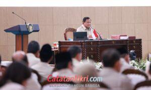 Prabowo Apresiasi Kinerja Anggota Kabinet: Ambil Keputusan Butuh Keberanian