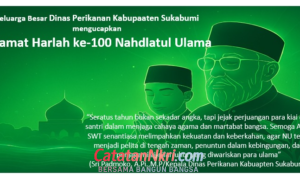 Keluarga Besar Dinas Perikanan Kabupaten Sukabumi Mengucapkan Selamat Harlah ke-100 Nahdlatul Ulama