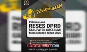 Reses DPRD Kabupaten Sukabumi 2026: Aspirasi Masyarakat Jadi Prioritas Kebijakan