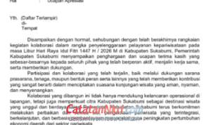 Pemkab Sukabumi Apresiasi Kolaborasi Pariwisata Idul Fitri