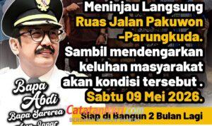 Sukabumi Mubarokah Bupati Asep Japar Pastikan Perbaikan Jalan Pakuwon Dimulai Dua Bulan Lagi