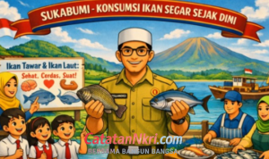 Dinas Perikanan Sukabumi Ajak Anak-Anak Gemar Makan Ikan Segar