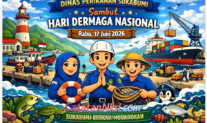 Dinas Perikanan Sukabumi Sambut Hari Dermaga Nasional, Rabu 17 Juni 2026, Sukabumi Berkah Mubarokah