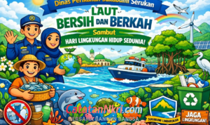 Dinas Perikanan Sukabumi Serukan Laut Bersih dan Berkah, sambut Hari Lingkungan Hidup Sedunia