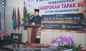 Ketum IPSI Sugiono Hadiri Pengajian Akbar Pembangunan Padepokan Tapak Suci di Jogja
