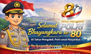 Dinas Perikanan Sukabumi Sambut Hari Bhayangkara ke-80