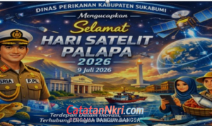 Dinas Perikanan Sukabumi Ucapkan Selamat Hari Satelit Palapa 2026