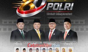 Ketua DPRD Kabupaten Sukabumi Ucapkan Selamat Hari Bhayangkara ke-80