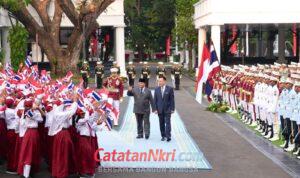 Disambut Upacara Kenegaraan, Kunjungan PM Anutin Charnvirakul Perkuat Hubungan Indonesia-Thailand