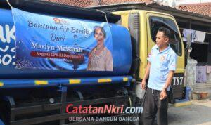 Marlyn Maisarah Bantu Air Bersih untuk Warga Babakan Madang
